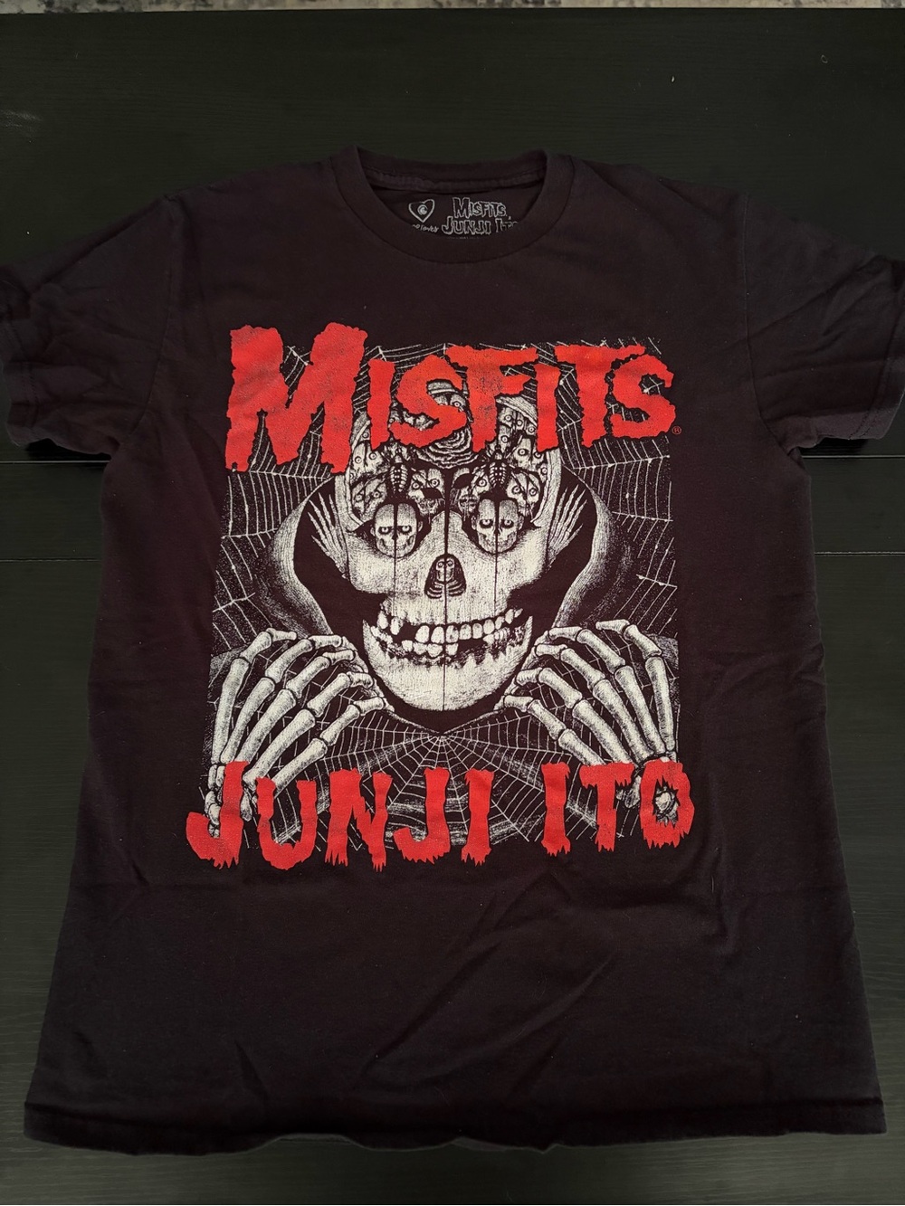 Ripple Junction Misfits x Junji Ito Tee - Black & Red